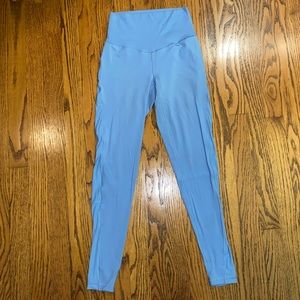 High waist Aerie blue leggings size small